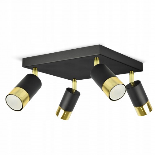 Stropní kovové svítidlo Lux956SAXG4 Tuba LED GU10