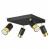 Stropní kovové svítidlo Lux956SAXG4 Tuba LED GU10