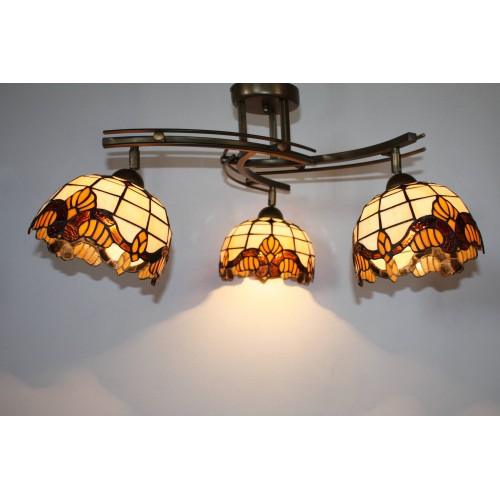 Stropní Tiffany lustr STRBH3 (VO) – regulace stínidel