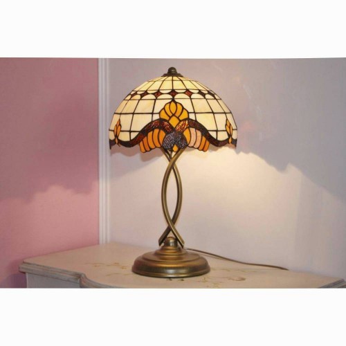 Tiffany stolní lampa LBB30, Ø 30- Doprava zdarma (VO)