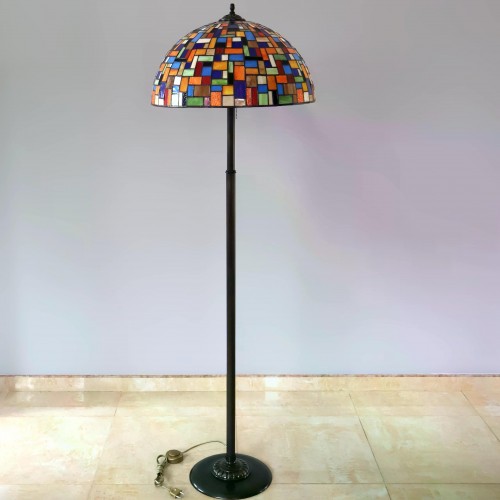Vitrážová stojací lampa Moza 40ST