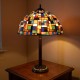 Vitrážová stolní lampa Moza 40S