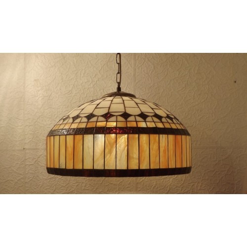 Vitrážový lustr Katedrála PLK45 – Tiffany styl Ø45 (VO)