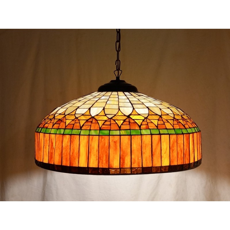 Vitrážový lustr Katedrála PLK60 – Tiffany styl Ø60 (VO)