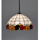 Vitrážový lustr Sasanka Ø40 Tiffany styl (VO)