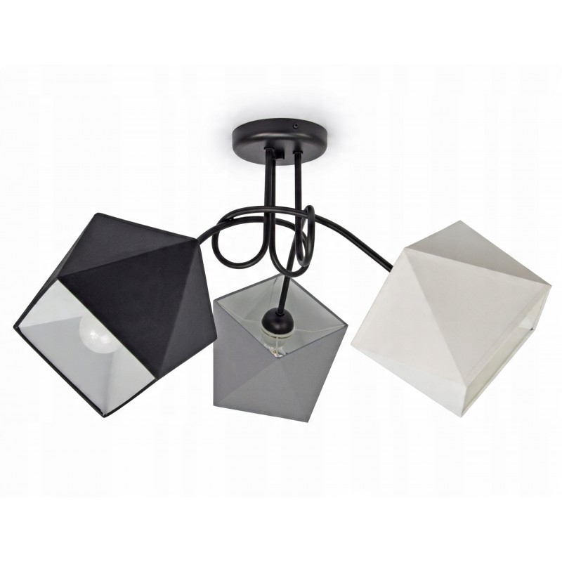 Moderní stropní lustr se 3 stínidly Diamant LU263-3 -výběr barev stínidel i konstrukce