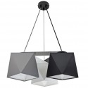 Moderní závěsný lustr Diamant se 3 stínidly Lu299MSBCU3 (VO)