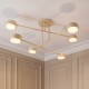 Stropní lustr LU431-W6 6× GX53 LED – šedobéžový kašmír (VO) vizualizace