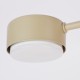 Stropní lustr LU431-W6 6× GX53 LED – šedobéžový kašmír (VO) detail stínidla