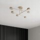 Stropní lustr LU431-W6 6× GX53 LED – šedobéžový kašmír (VO) vizualizace