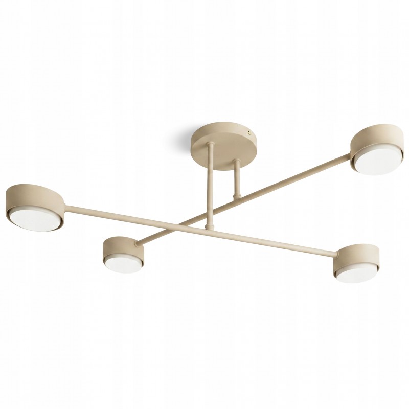 Stropní lustr LU431-XV4 4× GX53 LED – šedobéžový kašmír (VO)