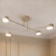Stropní lustr LU431-XV4 4× GX53 LED – šedobéžový kašmír (VO) vizualizace