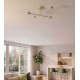 Stropní lustr LU431-XV4 4× GX53 LED – šedobéžový kašmír (VO) vizualizace