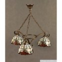 Vitrážový lustr Tiffany 3 PM 18 (vitraze-osvetleni)