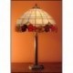 Tiffany stolní vitrážová lampa Sasanka- S40