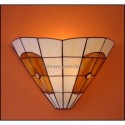 Vitrážová nástěnná lampa Abrela AB-N30