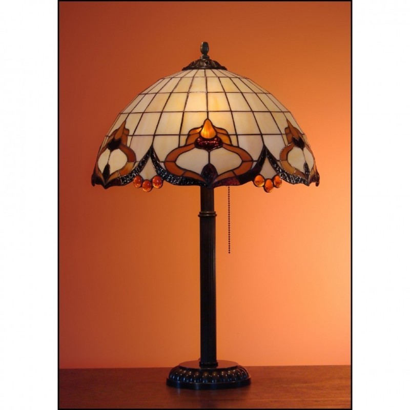 Vitrážová stolní lampa Rokaj 40-S (VO)
