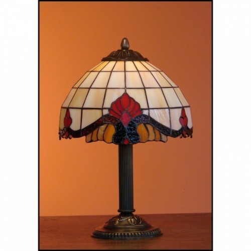 Vitrážová stolní lampa Baroko 23s