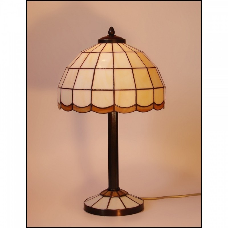 Vitrážová stolní lampa AIRA-S1 Ø25, Ø20 (VO)