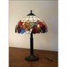 Vitrážová stolní lampa Macešky M 30-S2 Ø30