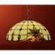 Tiffany vitrážový lustr ZM Ø41 rozsvícený- ruční výroba Tiffany technikou