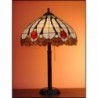 Vitrážová stolní lampa Flor 40, Ø40 - 60 cm