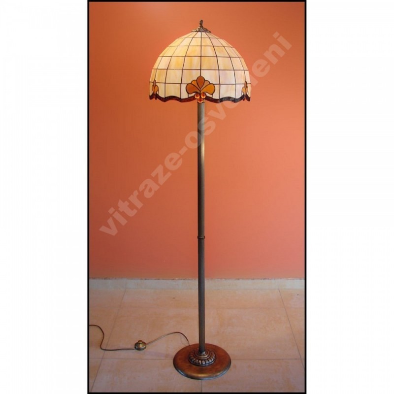 Vitrážová stojanová lampa Royal - 40, Ø40