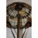 Stojací Tiffany lampa NB41- Barokní elegance 41 cm vitráž zhaslá zespod