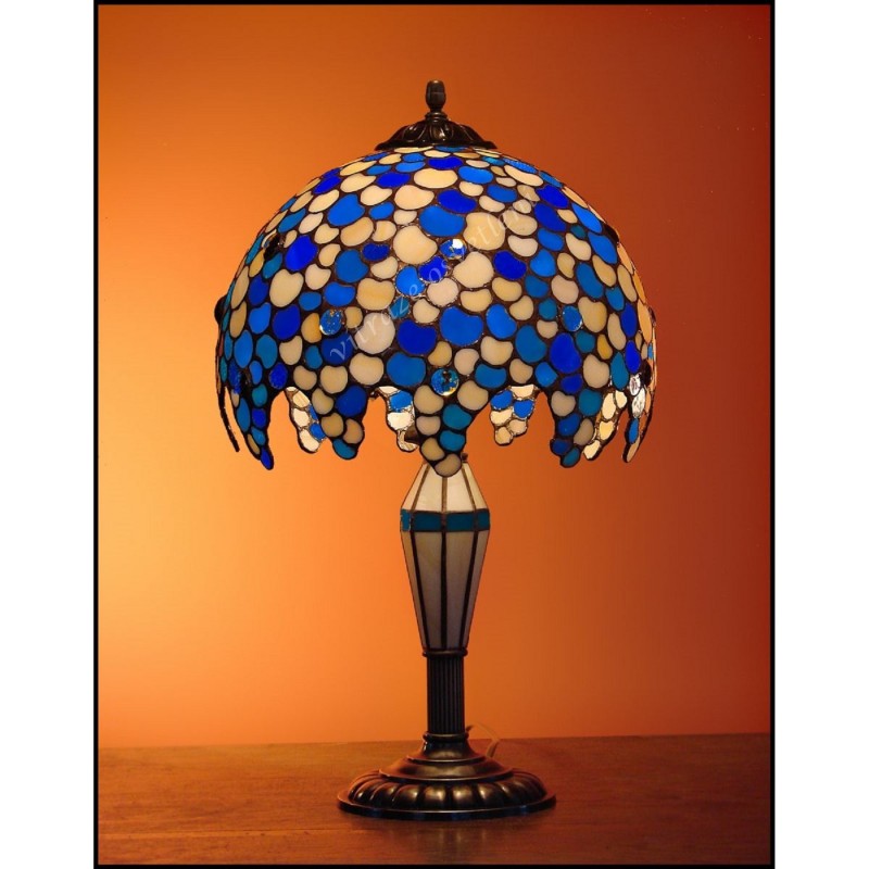 Vitrážová stolní lampa Leška SV 30, Ø30