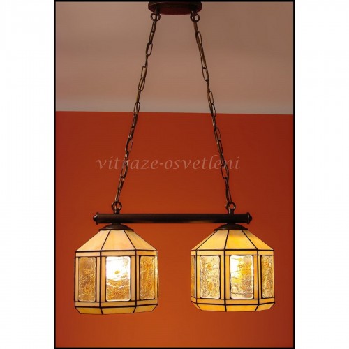Vitrážový lustr Tusarf LZ2020