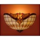 Vitrážové stropní svítidlo Baroko Káry- S 40