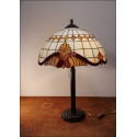 Vitrážová stolní lampa Baroko Káry- ST 40
