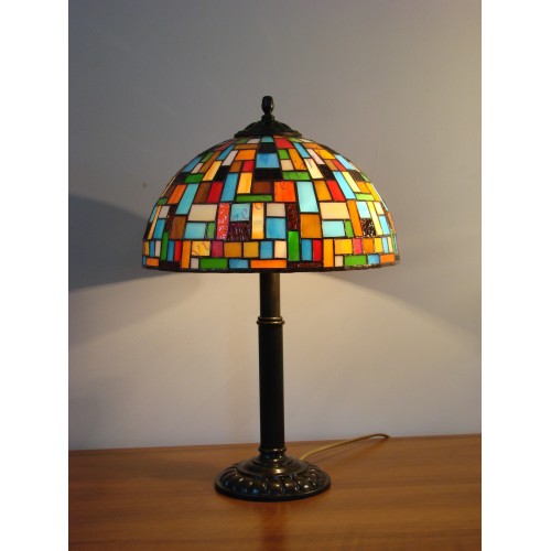Vitrážová stolní lampa Moza 30S, 40S