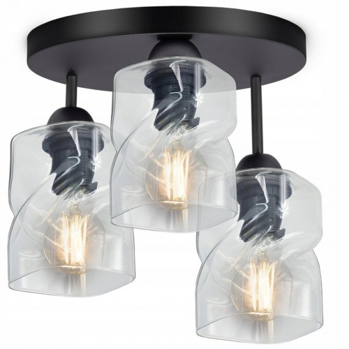 Moderní stropní lustr LUX820-EXR3, skleněná stínidla