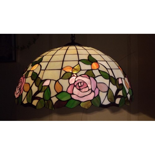 Vitrážový lustr PZRR Ø30-50 cm