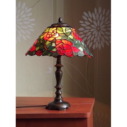 Vitrážová stolní lampa PSRS 27