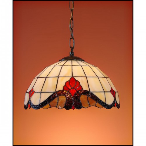 Vitrážový lustr Baroko 2 -30, Ø30