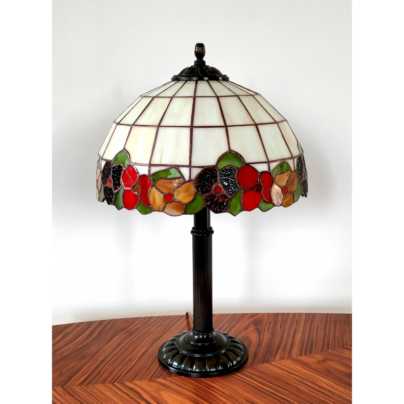 Tiffany stolní vitrážová lampa Sasanka - S30 (VO)