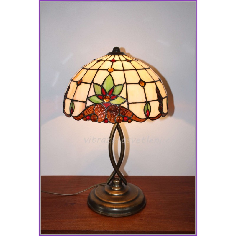 Tiffany stolní lampa LBK30