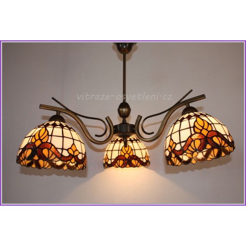 Lustr Tiffany 3BME 20 (vitraze-osvetleni)