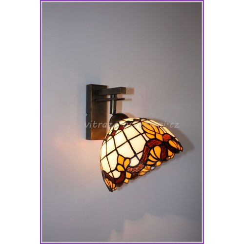 Nástěnná vitrážová lampa LUK1 Barok (VO)