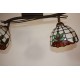 Stropní vitrážový Tiffany lustr LUK2K (VO)