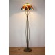 Vitrážová stojací lampa Tiffany Macešky M Ø40 (VO)