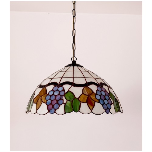 Vitrážový lustr Vin 40, Ø40 (VO)