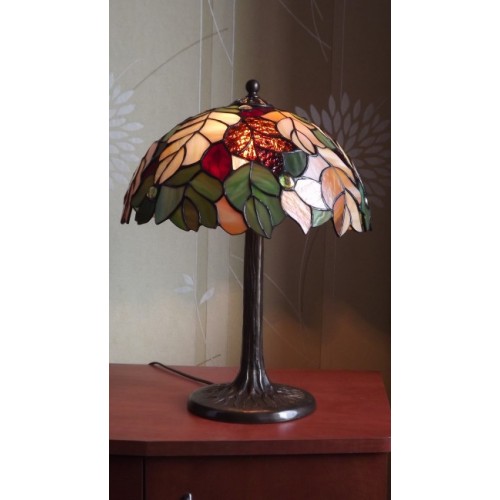 Vitrážová stolní lampa LDS, 34x48 cm (VO)
