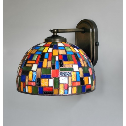 Vitrážové nástěnné světlo Moza N23 (VO)