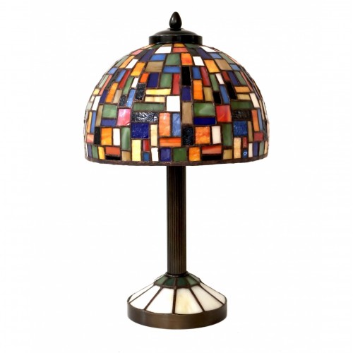 Vitrážová stolní lampa Moza S23M (VO)