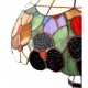 Vitrážová stolní lampa Bratki Azur SV40