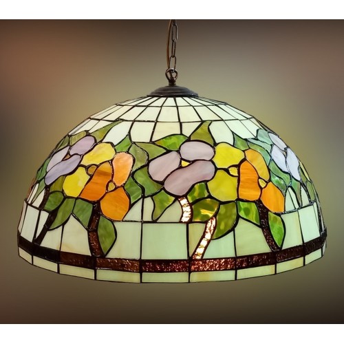 Vitrážový Tiffany lustr PSLM50 Ø50 (VO)