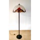 Vitrážová stojanová lampa Baroko 50, Ø50